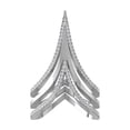 thumbnail image 1 of ARAIYA FINE JEWELRY 10K White Gold Diamond Fashion Band Ring (1/3 cttw, I-J Color, I2-I3 Clarity) Size 9.5, 1 of 1