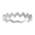 thumbnail image 1 of ARAIYA FINE JEWELRY 10K White Gold Diamond Wedding Band Ring (1/10 cttw, I-J Color, I2-I3 Clarity) Size 9.5, 1 of 6