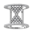 thumbnail image 1 of ARAIYA FINE JEWELRY 10K White Gold Diamond Wedding Band Ring (1/2 cttw, I-J Color, I2-I3 Clarity) Size 5.5, 1 of 4