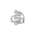 thumbnail image 1 of ARAIYA FINE JEWELRY 10K White Gold Diamond Wedding Band Ring (1/2 cttw, I-J Color, I2-I3 Clarity) Size 7.5, 1 of 4