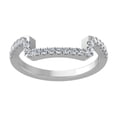 thumbnail image 1 of ARAIYA FINE JEWELRY 10K White Gold Diamond Wedding Band Ring (1/5 cttw, I-J Color, I2-I3 Clarity) Size 6, 1 of 6