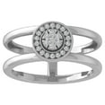 thumbnail image 1 of ARAIYA FINE JEWELRY 10K White Gold Diamond Wedding Band Ring (1/8 cttw, I-J Color, I2-I3 Clarity) Size 8.5, 1 of 4