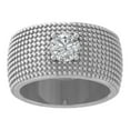 thumbnail image 1 of ARAIYA FINE JEWELRY 10K White Gold Diamond Wedding Band Ring for Men's (1 3/4 cttw, I-J Color, I2-I3 Clarity) Size 7.5, 1 of 4