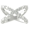 thumbnail image 1 of ARAIYA FINE JEWELRY 10K White Gold Lab-Grown Diamond Anniversary Ring (1/45 cttw Round-shape Lab-Grown Diamonds (D-F Color, VS Clarity) Size 9.5, 1 of 5