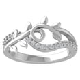 thumbnail image 1 of Araiya Fine Jewelry Sterling Silver Lab-Grown Diamond Anniversary Ring (1/5 cttw, D-F Color, VS Clarity) Size 9, 1 of 5