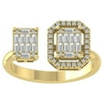 thumbnail image 1 of ARAIYA FINE JEWELRY 10K Yellow Gold Lab-Grown Diamond Anniversary Ring (2/5 cttw Round-shape Lab-Grown Diamonds (D-F Color, VS Clarity) Size 5, 1 of 5