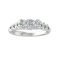 thumbnail image 1 of ARAIYA FINE JEWELRY 14K White Gold Lab-Grown Diamond ENGAGEMENT Ring (1 cttw ,D-F Color, VS Clarity) Size 6, 1 of 5