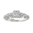 thumbnail image 1 of Araiya Fine Jewelry Sterling Silver Lab-Grown Diamond ENGAGEMENT Ring (1 cttw, D-F Color, VS Clarity) Size 6, 1 of 5