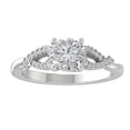 thumbnail image 1 of Araiya Fine Jewelry Sterling Silver Lab-Grown Diamond ENGAGEMENT Ring (1 cttw, D-F Color, VS Clarity) Size 9, 1 of 5