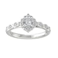 thumbnail image 1 of ARAIYA FINE JEWELRY 14K White Gold Lab-Grown Diamond ENGAGEMENT Ring (3/4 cttw ,D-F Color, VS Clarity) Size 7.5, 1 of 5