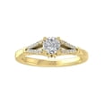 thumbnail image 1 of ARAIYA FINE JEWELRY 10K White Gold Lab-Grown Diamond ENGAGEMENT Ring (5/8 cttw Round-shape Lab-Grown Diamonds (D-F Color, VS Clarity) Size 9, 1 of 5