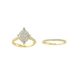 thumbnail image 1 of ARAIYA FINE JEWELRY 10K Yellow Gold Lab-Grown Diamond Engagement Ring (1 1/8 cttw Round-shape Lab-Grown Diamonds (D-F Color, VS Clarity) Size 9, 1 of 5