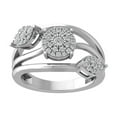 thumbnail image 1 of ARAIYA FINE JEWELRY 14K White Gold Lab-Grown Diamond Engagement Ring (1/2 cttw ,D-F Color, VS Clarity) Size 5, 1 of 5
