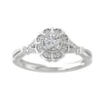 thumbnail image 1 of Araiya Fine Jewelry Sterling Silver Lab-Grown Diamond Engagement Ring (1/2 cttw, D-F Color, VS Clarity) Size 7, 1 of 5