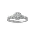 thumbnail image 1 of ARAIYA FINE JEWELRY 14K White Gold Lab-Grown Diamond Engagement Ring (1/3 cttw ,D-F Color, VS Clarity) Size 8.5, 1 of 5