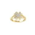 thumbnail image 1 of ARAIYA FINE JEWELRY 10K Yellow Gold Lab-Grown Diamond Engagement Ring (1/45 cttw Round-shape Lab-Grown Diamonds (D-F Color, VS Clarity) Size 6, 1 of 5