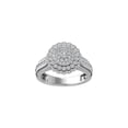 thumbnail image 1 of Araiya Fine Jewelry Sterling Silver Lab-Grown Diamond Engagement Ring (1 cttw, D-F Color, VS Clarity) Size 10, 1 of 5