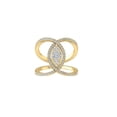 thumbnail image 1 of ARAIYA FINE JEWELRY 10K Yellow Gold Lab-Grown Diamond Engagement Ring (2/3 cttw Round-shape Lab-Grown Diamonds (D-F Color, VS Clarity) Size 9, 1 of 5