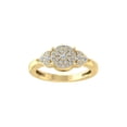 thumbnail image 1 of ARAIYA FINE JEWELRY 10K White Gold Lab-Grown Diamond Engagement Ring (2/5 cttw Round-shape Lab-Grown Diamonds (D-F Color, VS Clarity) Size 7, 1 of 5