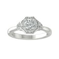 thumbnail image 1 of Araiya Fine Jewelry Sterling Silver Lab-Grown Diamond Engagement Ring (3/4 cttw, D-F Color, VS Clarity) Size 6, 1 of 5