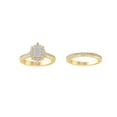 thumbnail image 1 of ARAIYA FINE JEWELRY 10K Yellow Gold Lab-Grown Diamond Engagement Ring (3/4 cttw Round-shape Lab-Grown Diamonds (D-F Color, VS Clarity) Size 9.5, 1 of 5