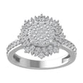 thumbnail image 1 of ARAIYA FINE JEWELRY 10K White Gold Lab-Grown Diamond Engagement Ring (3/4 cttw Round-shape Lab-Grown Diamonds (D-F Color, VS Clarity) Size 9, 1 of 5