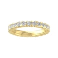 thumbnail image 1 of ARAIYA FINE JEWELRY 10K White Gold Lab-Grown Diamond Eternity Ring (1 1/6 cttw Round-shape Lab-Grown Diamonds (D-F Color, VS Clarity) Size 6, 1 of 5