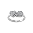 thumbnail image 1 of ARAIYA FINE JEWELRY 10K White Gold Lab-Grown Diamond Heart Ring (1/2 cttw Round-shape Lab-Grown Diamonds (D-F Color, VS Clarity) Size 8, 1 of 5