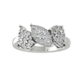 thumbnail image 1 of ARAIYA FINE JEWELRY 10K White Gold Lab Grown Diamond Wedding Band Ring (1/2 cttw, D-F Color, VS Clarity) Size 6.5, 1 of 4