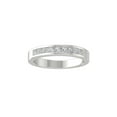 thumbnail image 1 of ARAIYA FINE JEWELRY 10K White Gold Lab Grown Diamond Wedding Band Ring (1/2 cttw, D-F Color, VS1 Clarity) Size 8.5, 1 of 4