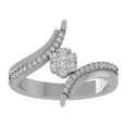 thumbnail image 1 of ARAIYA FINE JEWELRY 10K White Gold Lab Grown Diamond Wedding Band Ring (1/3 cttw, D-F Color, VS Clarity) Size 7.5, 1 of 4
