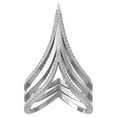 thumbnail image 1 of ARAIYA FINE JEWELRY 10K White Gold Lab Grown Diamond Wedding Band Ring (1/4 cttw, D-F Color, VS Clarity) Size 8.5, 1 of 4