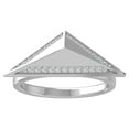 thumbnail image 1 of ARAIYA FINE JEWELRY 10K White Gold Lab Grown Diamond Wedding Band Ring (1/5 cttw, D-F Color, VS Clarity) Size 9.5, 1 of 4