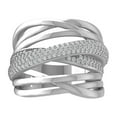 thumbnail image 1 of ARAIYA FINE JEWELRY 10K White Gold Lab Grown Diamond Wedding Band Ring (3/4 cttw, D-F Color, VS Clarity) Size 9.5, 1 of 4