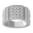 thumbnail image 1 of ARAIYA FINE JEWELRY 10K White Gold Lab Grown Diamond Wedding Band Ring for Men's (2 1/8 cttw, D-F Color, VS Clarity) Size 9.5, 1 of 4