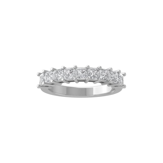 ARAIYA FINE JEWELRY 14K White Gold Lab-Grown Diamond Wedding Ring (1 1/2 cttw, D-F Color, VS Clarity) Size 6