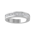 thumbnail image 1 of ARAIYA FINE JEWELRY 14K White Gold Lab-Grown Diamond Wedding Ring (1 1/2 cttw, D-F Color, VS Clarity) Size 8.5, 1 of 5