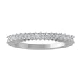 thumbnail image 1 of ARAIYA FINE JEWELRY Sterling Silver Lab-Grown Diamond Wedding Ring (1/2 cttw, D-F Color, VS Clarity) Size 6.5, 1 of 5