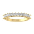 thumbnail image 1 of ARAIYA FINE JEWELRY 10K Yellow Gold Lab-Grown Diamond Wedding Ring (1/2 cttw, D-F Color, VS Clarity) Size 6.5, 1 of 5