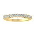 thumbnail image 1 of ARAIYA FINE JEWELRY 10K White Gold Lab-Grown Diamond Wedding Ring (1/2 cttw, D-F Color, VS Clarity) Size 6, 1 of 5