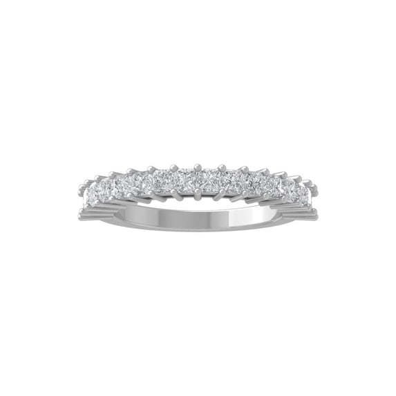 ARAIYA FINE JEWELRY 14K White Gold Lab-Grown Diamond Wedding Ring (1 cttw, D-F Color, VS Clarity) Size 5.5