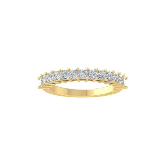 ARAIYA FINE JEWELRY 10K Yellow Gold Lab-Grown Diamond Wedding Ring (1 cttw, D-F Color, VS Clarity) Size 6
