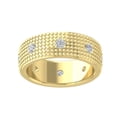 thumbnail image 1 of ARAIYA FINE JEWELRY 10K Yellow Gold Lab-Grown Diamond Wedding Ring (1 cttw Round-shape Lab-Grown Diamonds (D-F Color, VS Clarity) Size 5, 1 of 5