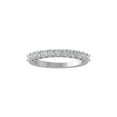 thumbnail image 1 of ARAIYA FINE JEWELRY 10K White Gold Lab-Grown Diamond Wedding Ring (3/4 cttw Round-shape Lab-Grown Diamonds (D-F Color, VS Clarity) Size 7, 1 of 5