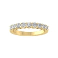 thumbnail image 1 of ARAIYA FINE JEWELRY 10K Yellow Gold Lab-Grown Diamond Wedding Ring (3/4 cttw Round-shape Lab-Grown Diamonds (D-F Color, VS Clarity) Size 7, 1 of 5