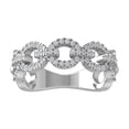thumbnail image 1 of ARAIYA FINE JEWELRY 10K White Gold Round Diamond Band Ring (1/3 cttw, I2-I3 Clarity, I-J Color) Size 7, 1 of 5