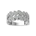 thumbnail image 1 of ARAIYA FINE JEWELRY 10K White Gold Round Diamond Fashion Band Ring (1/2 cttw, I-J Color, I2-I3 Clarity), Size 8.5, 1 of 5