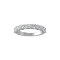 thumbnail image 1 of ARAIYA FINE JEWELRY 10K White Gold Round Diamond Wedding Band Ring (1 1/2 cttw, I-J Color, I2-I3 Clarity), Size 6.5, 1 of 5
