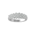 thumbnail image 1 of ARAIYA FINE JEWELRY 10K White Gold Round Lab Grown Diamond Anniversary Band Ring (1 cttw, VS Clarity, D-F Color) Size 10, 1 of 4