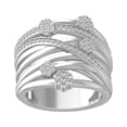thumbnail image 1 of ARAIYA FINE JEWELRY 10K White Gold Round Lab Grown Diamond Engagement Ring (1/2 cttw, VS Clarity, D-E Color) Size 6.5, 1 of 1